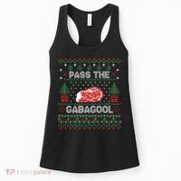 Pass The Gabagool Tacky Ugly Christmas Sweater Women's Tank Top thumb 0