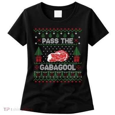 Pass The Gabagool Tacky Ugly Christmas Sweater Women's T-Shirt