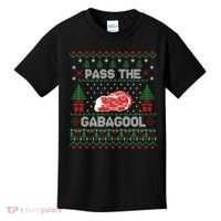 Pass The Gabagool Tacky Ugly Christmas Sweater Kids T-Shirt thumb 0