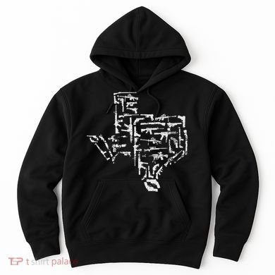 Patriotic Texan Guns Usa Gift Texas Hoodie
