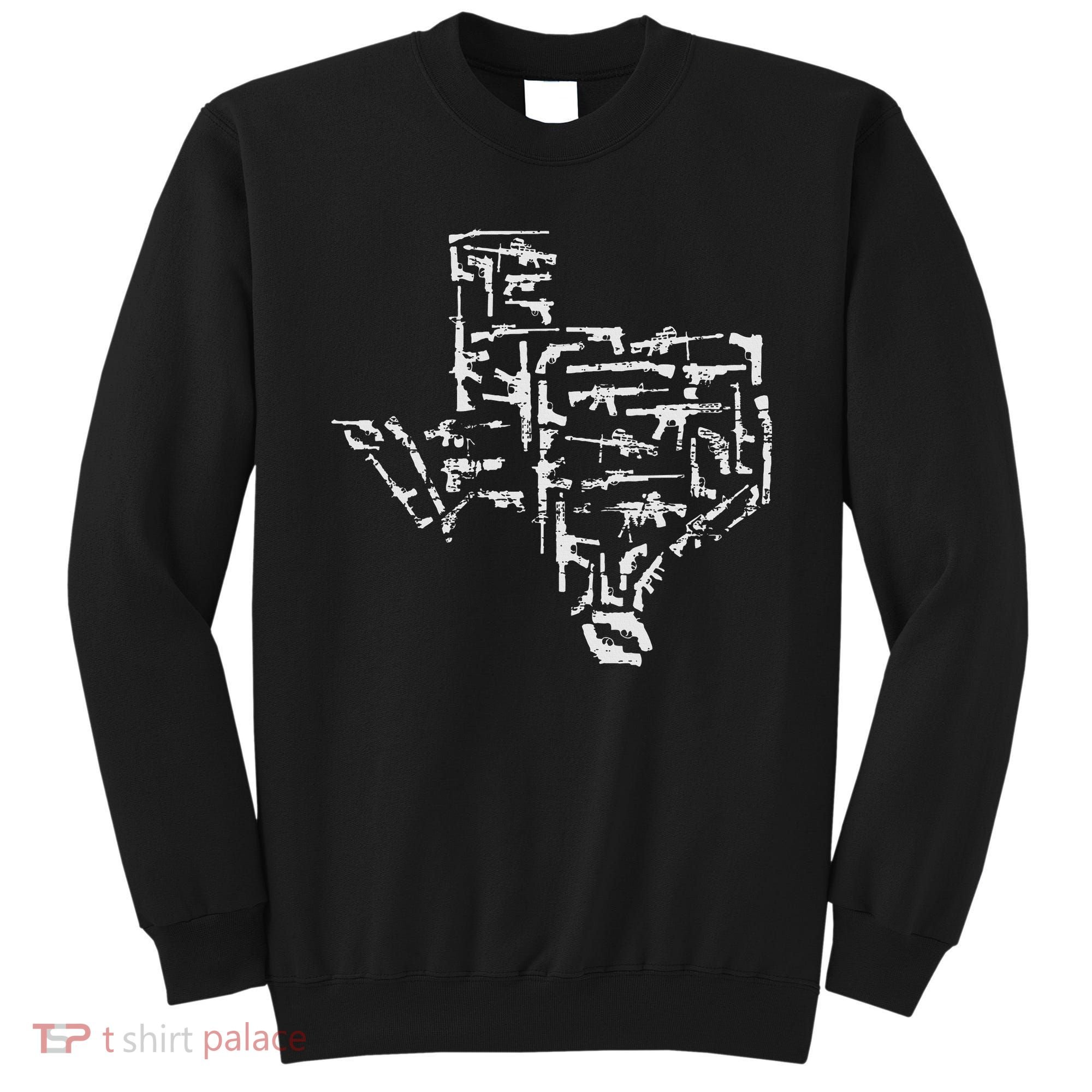 Patriotic Texan Guns Usa Gift Texas Sweatshirt