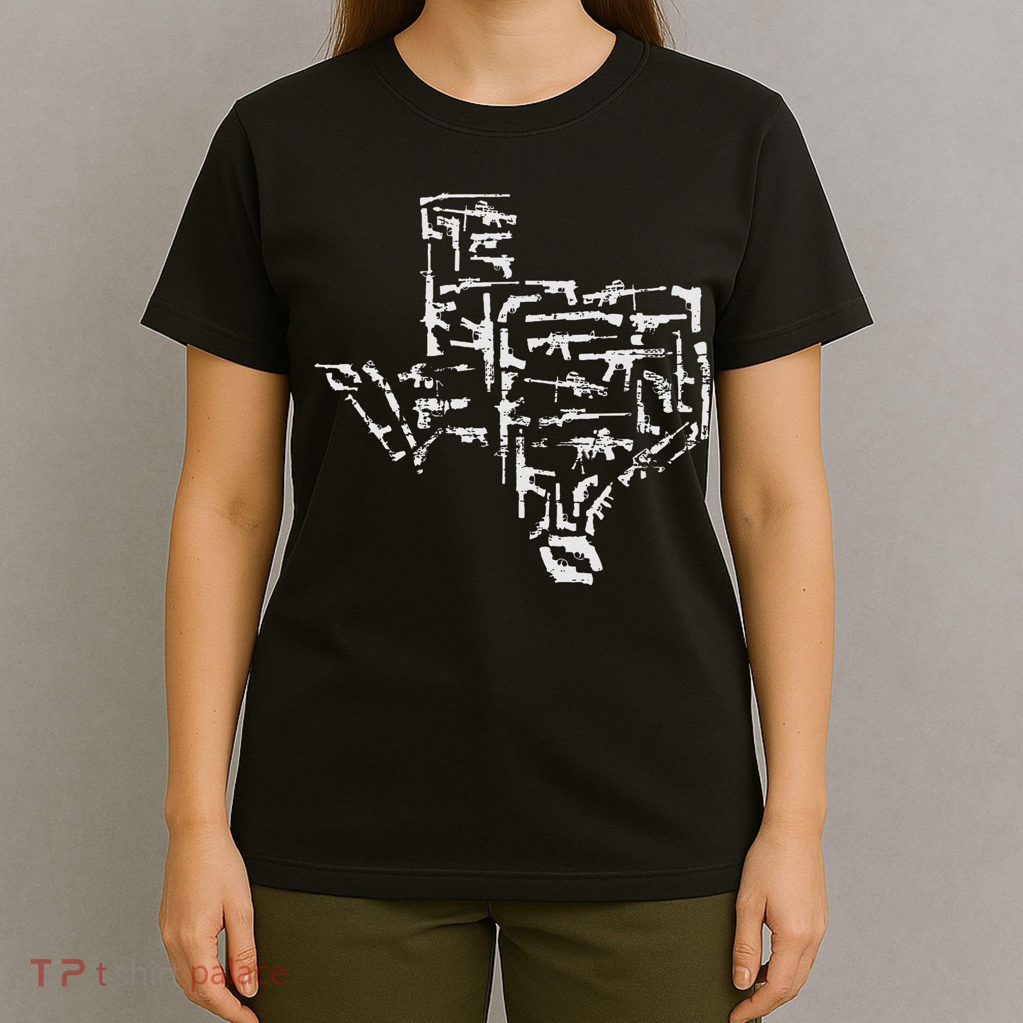 Patriotic Texan Guns Usa Gift Texas T-Shirt