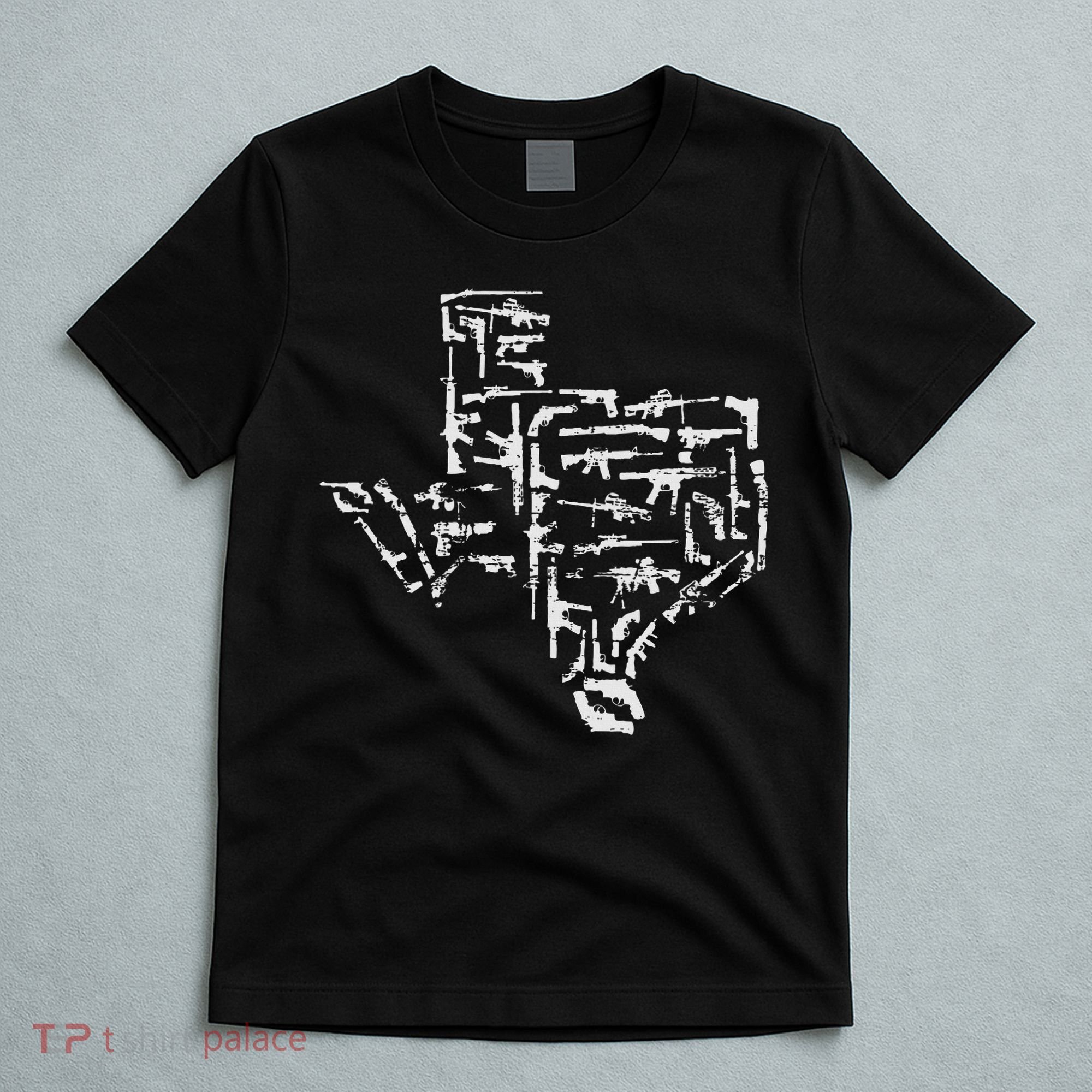 Patriotic Texan Guns Usa Gift Texas T-Shirt
