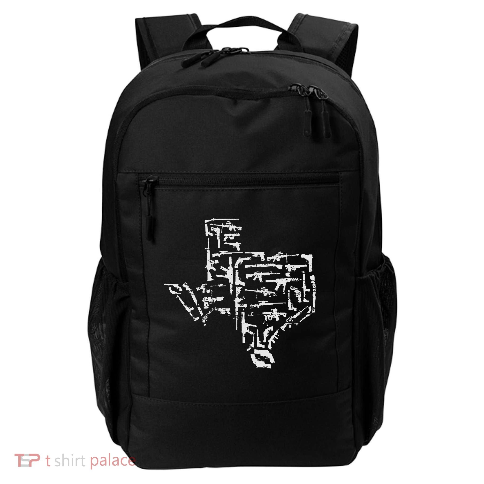 Patriotic Texan Guns Usa Gift Texas Backpack