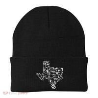 Patriotic Texan Guns Usa Gift Texas Beanie thumb 0