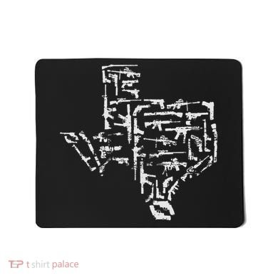 Patriotic Texan Guns Usa Gift Texas Mousepad