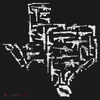 Patriotic Texan Guns Usa Gift Texas Mousepad thumb 1