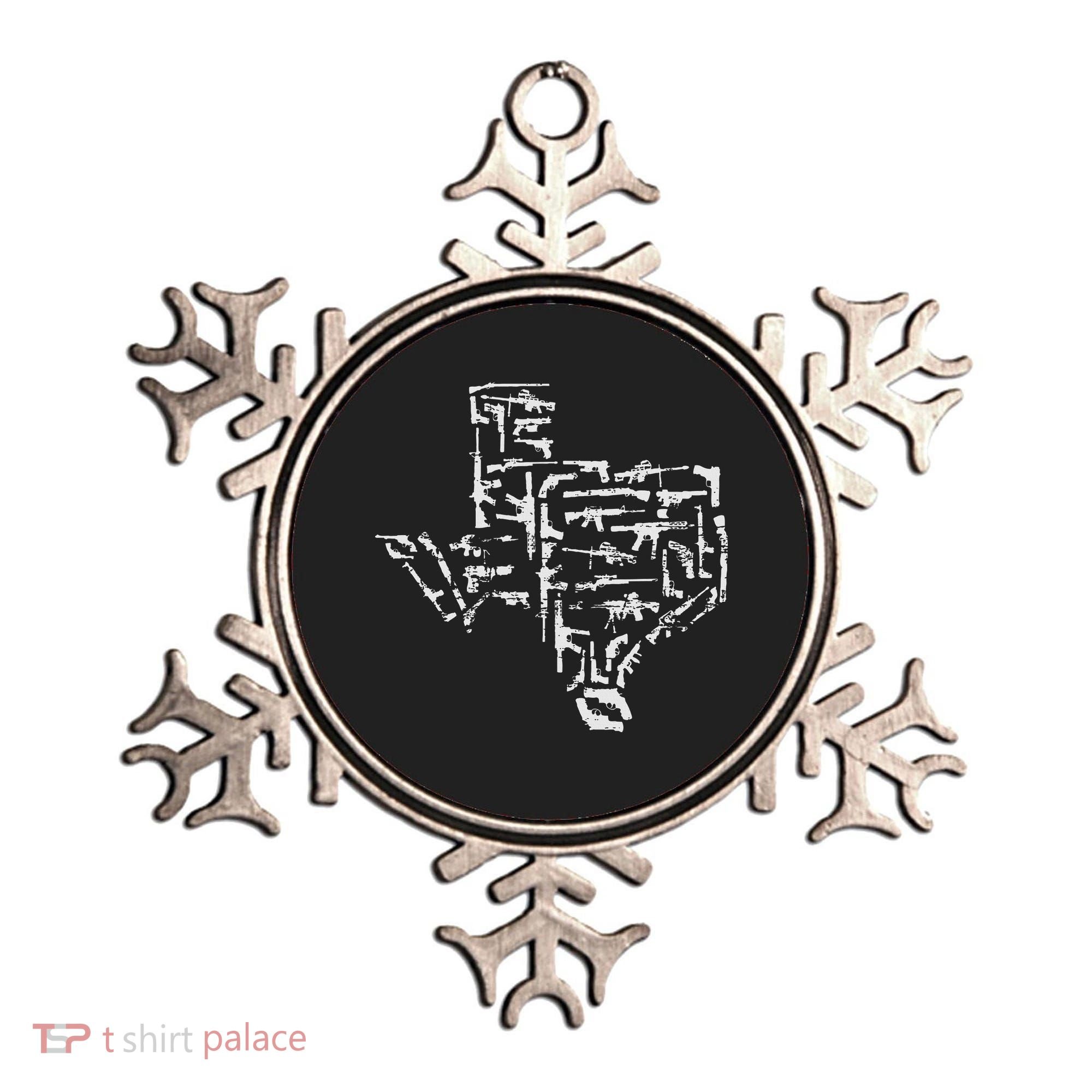 Patriotic Texan Guns Usa Gift Texas Ornament