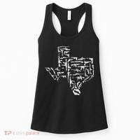 Patriotic Texan Guns Usa Gift Texas Women's Tank Top thumb 0