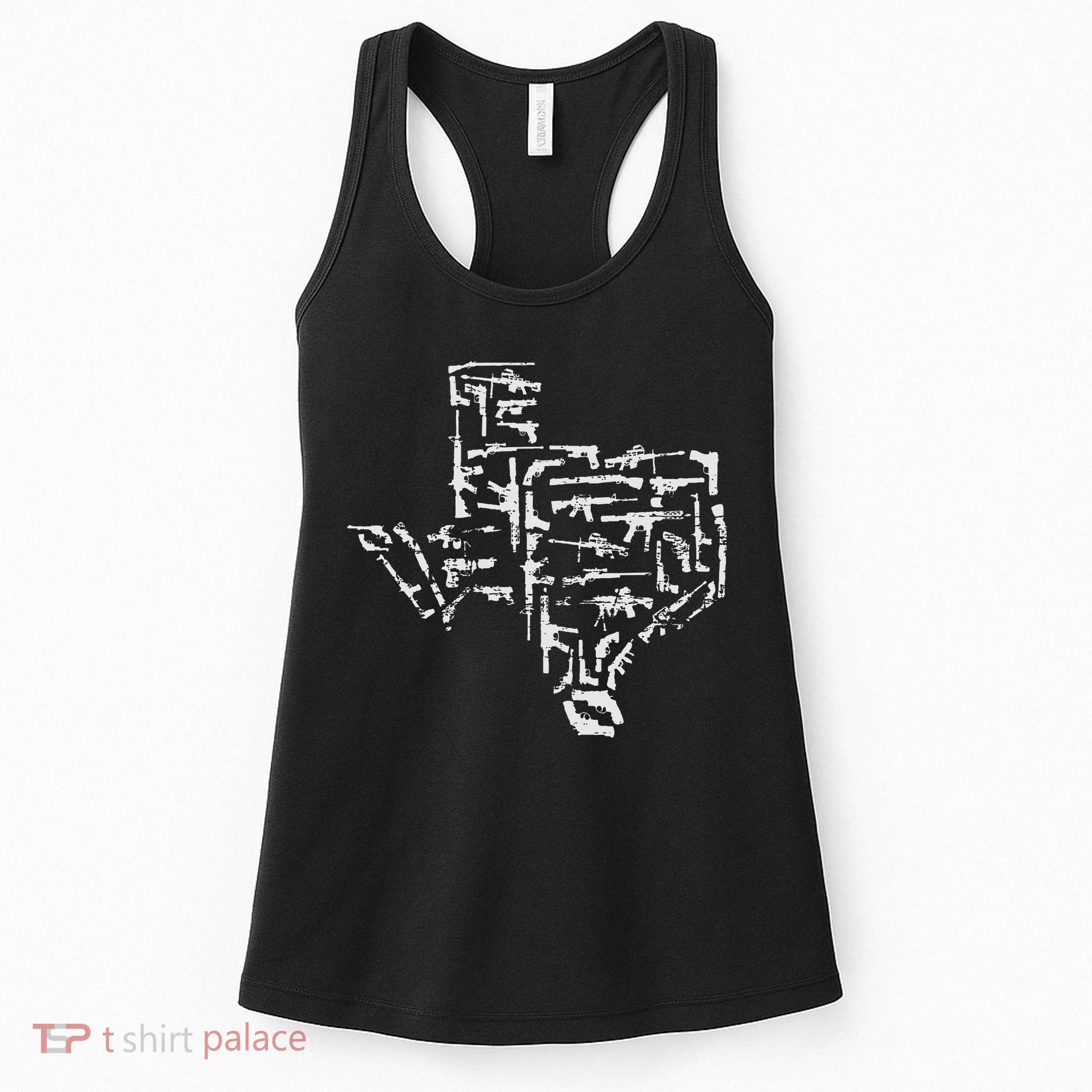 Patriotic Texan Guns Usa Gift Texas Women's Tank Top