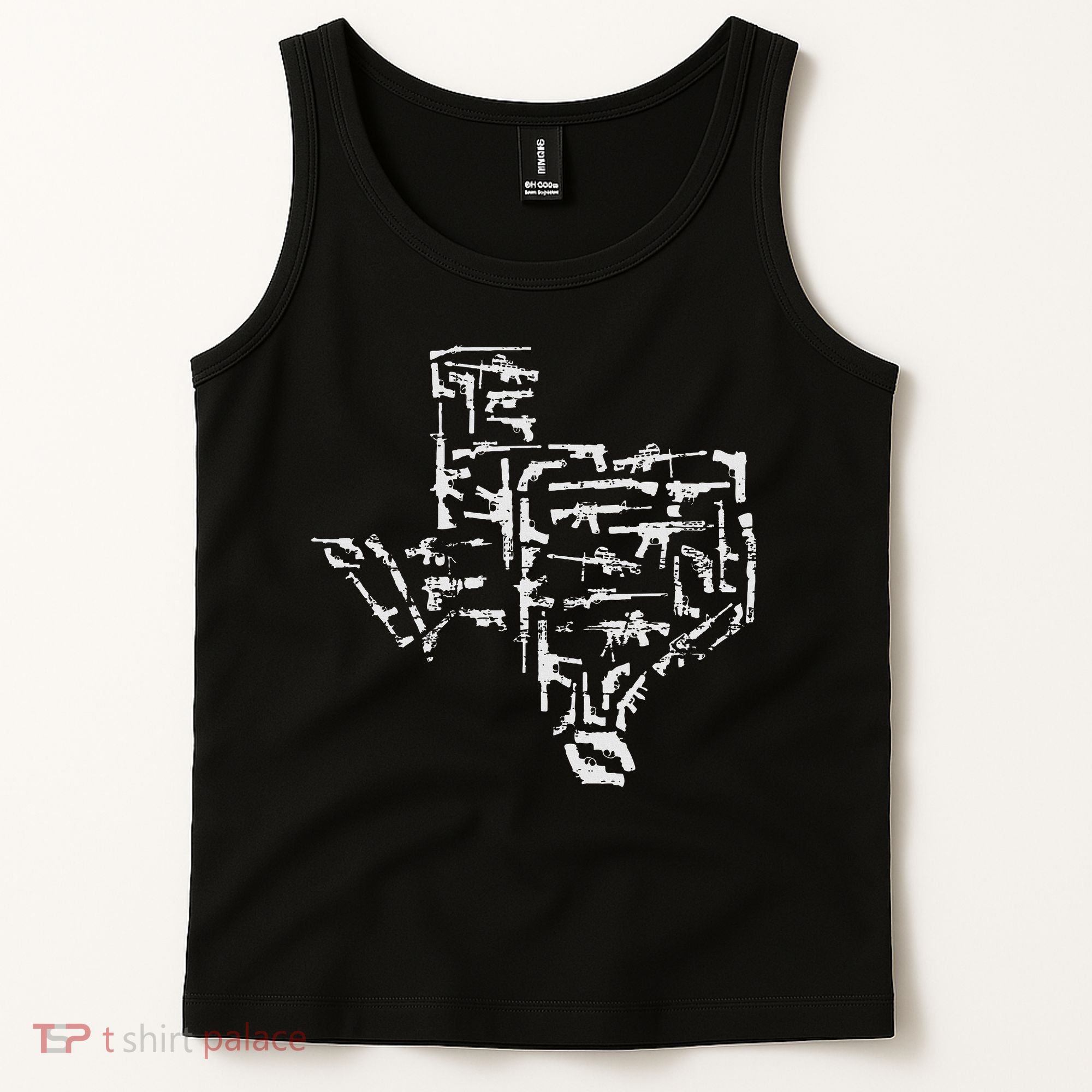 Patriotic Texan Guns Usa Gift Texas Tank Top