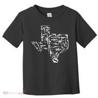Patriotic Texan Guns Usa Gift Texas Toddler T-Shirt thumb 0