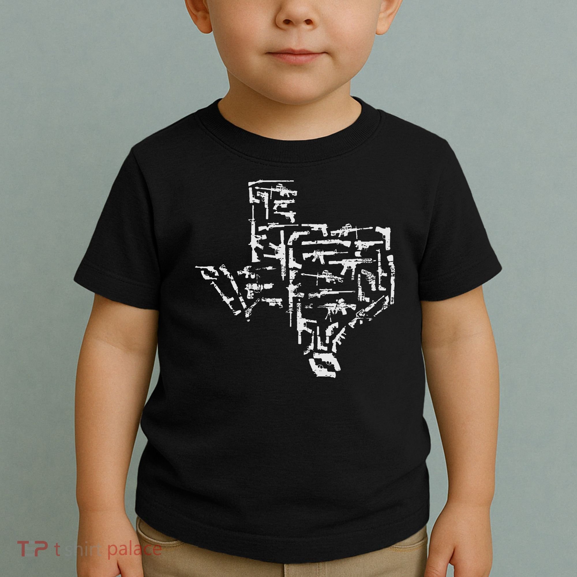 Patriotic Texan Guns Usa Gift Texas Toddler T-Shirt