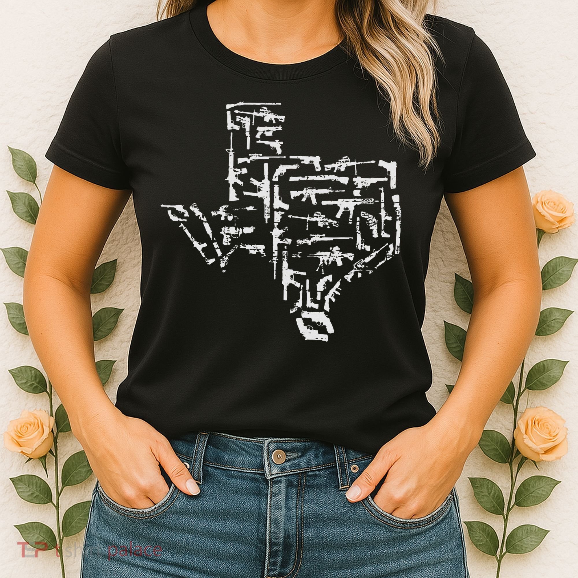 Patriotic Texan Guns Usa Gift Texas Women's T-Shirt
