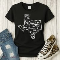 Patriotic Texan Guns Usa Gift Texas Women's T-Shirt thumb 3
