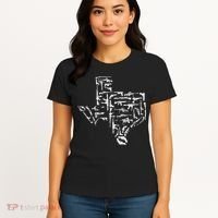Patriotic Texan Guns Usa Gift Texas Women's T-Shirt thumb 4