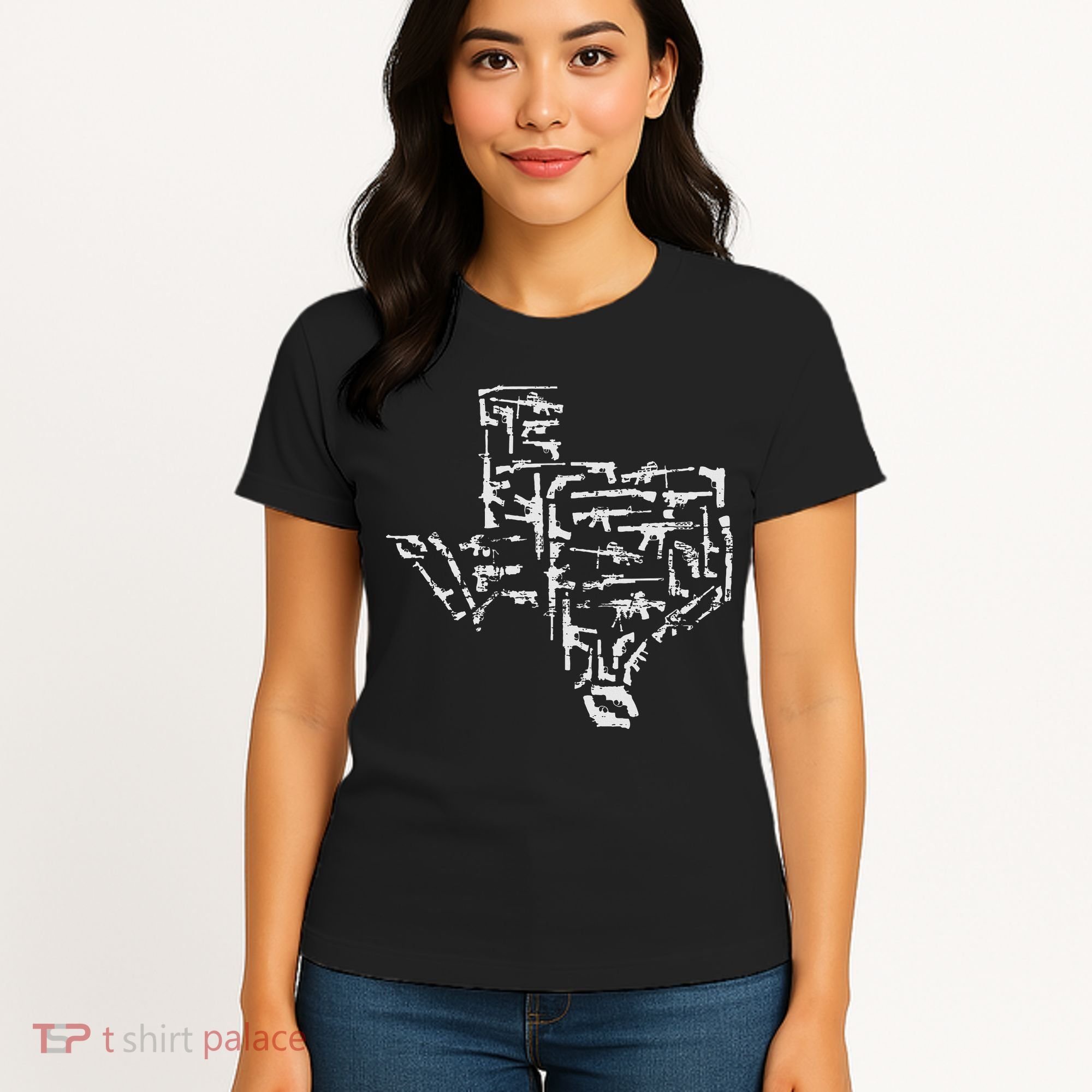 Patriotic Texan Guns Usa Gift Texas Women's T-Shirt