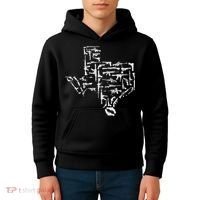 Patriotic Texan Guns Usa Gift Texas Kids Hoodie thumb 4