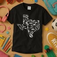 Patriotic Texan Guns Usa Gift Texas Kids T-Shirt thumb 3