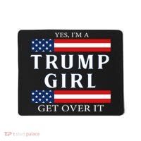Proud Trump Girl Vote America Flag Gift Mousepad thumb 0