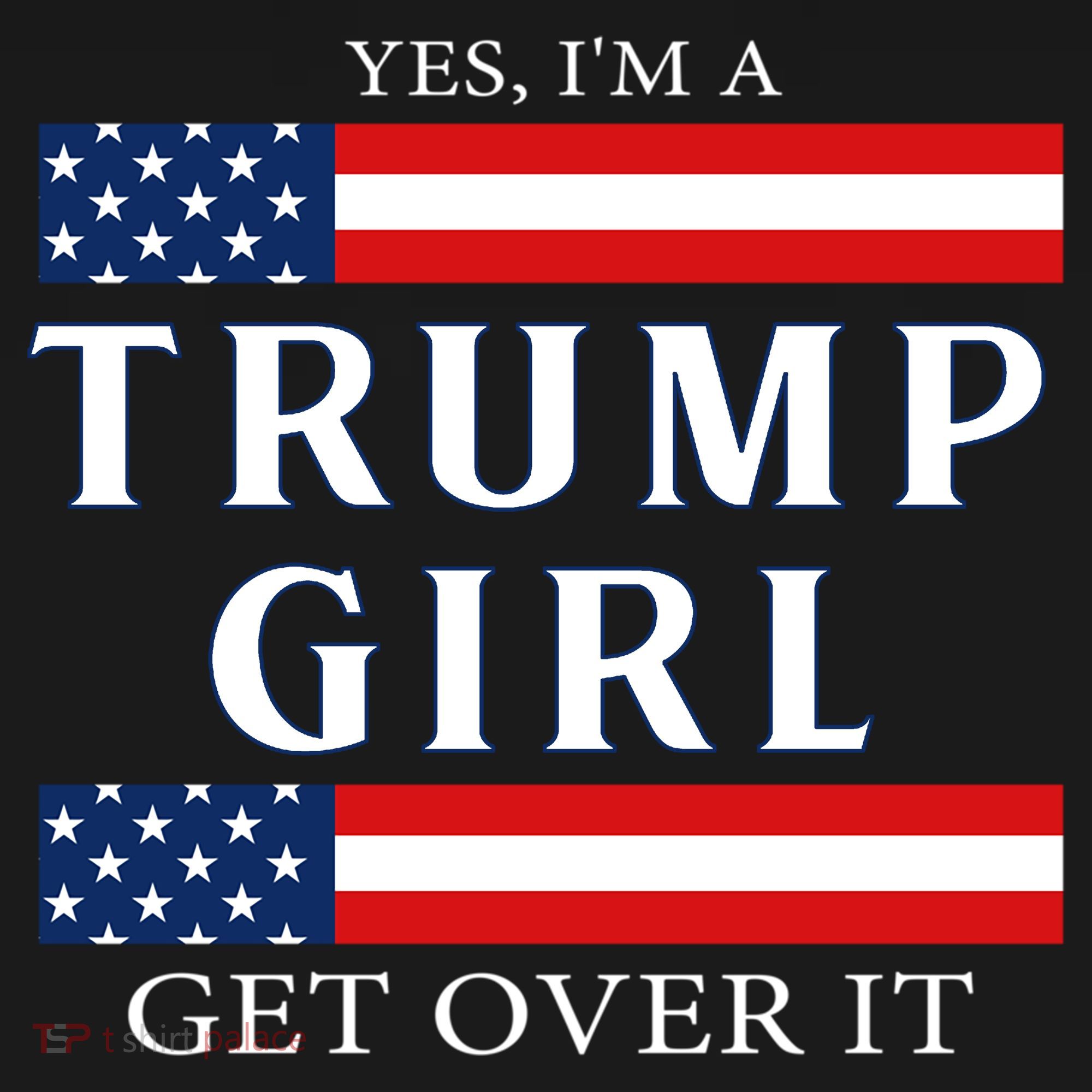 Proud Trump Girl Vote America Flag Gift Women's Tank Top