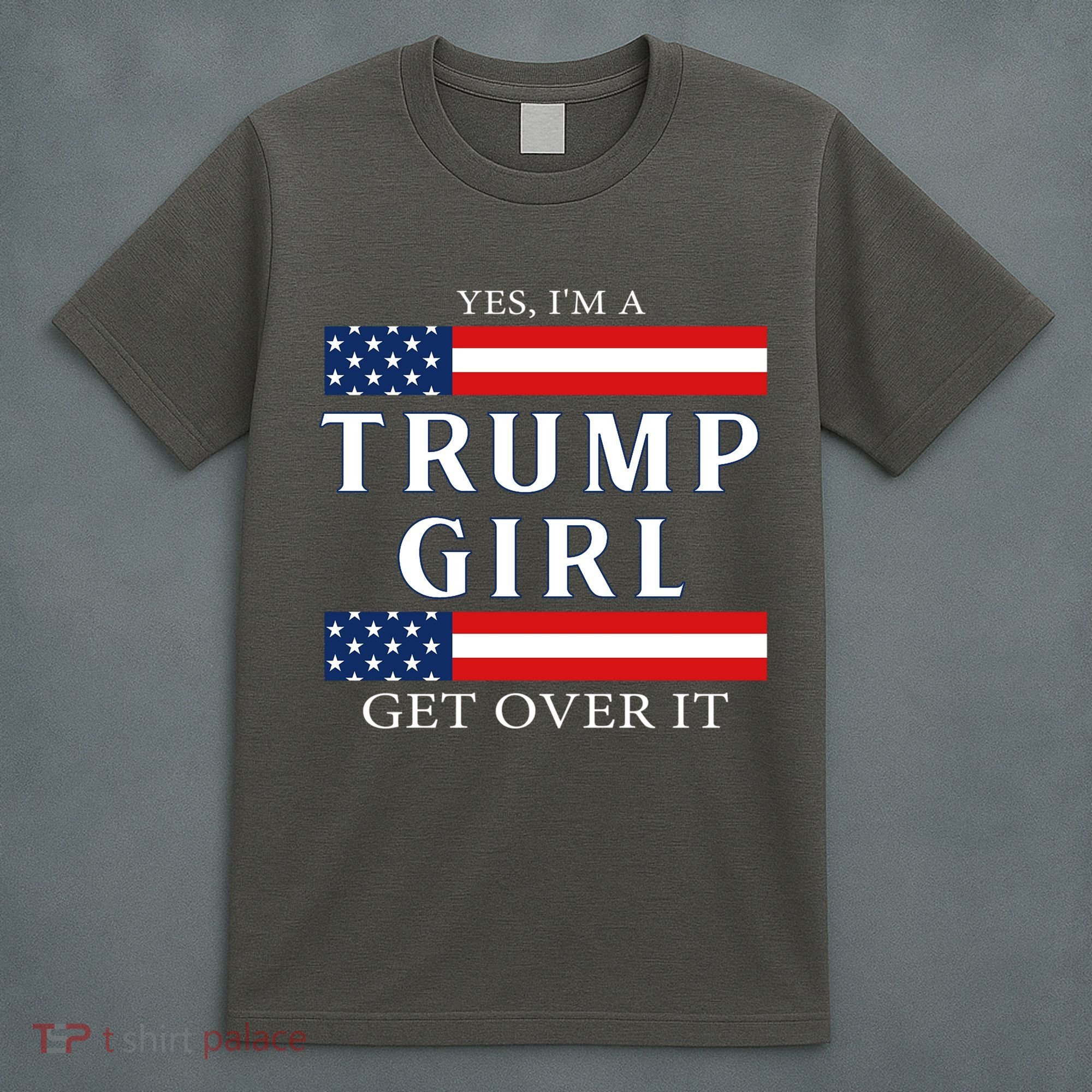Proud Trump Girl Vote America Flag Gift T-Shirt