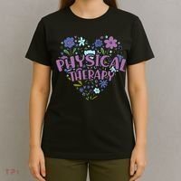 Physical Therapy Gift Love PT Physical Therapist Healthcare T-Shirt thumb 4