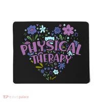 Physical Therapy Gift Love PT Physical Therapist Healthcare Mousepad thumb 0