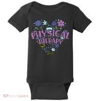 Physical Therapy Gift Love PT Physical Therapist Healthcare Baby Bodysuit thumb 0