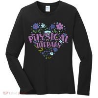 Physical Therapy Gift Love PT Physical Therapist Healthcare Women's Long Sleeve Shirt thumb 0