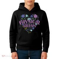 Physical Therapy Gift Love PT Physical Therapist Healthcare Kids Hoodie thumb 4