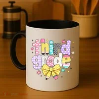 Preppy Third Grade Teacher 3rd Grade Back To School Coffee Mug thumb 4