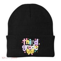 Preppy Third Grade Teacher 3rd Grade Back To School Beanie thumb 0