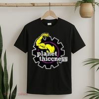 Planet Thiccness Gym Thickness Funny Joke Workout Lover T-Shirt thumb 2
