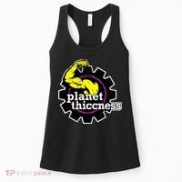 Planet Thiccness Gym Thickness Funny Joke Workout Lover Women's Tank Top thumb 0