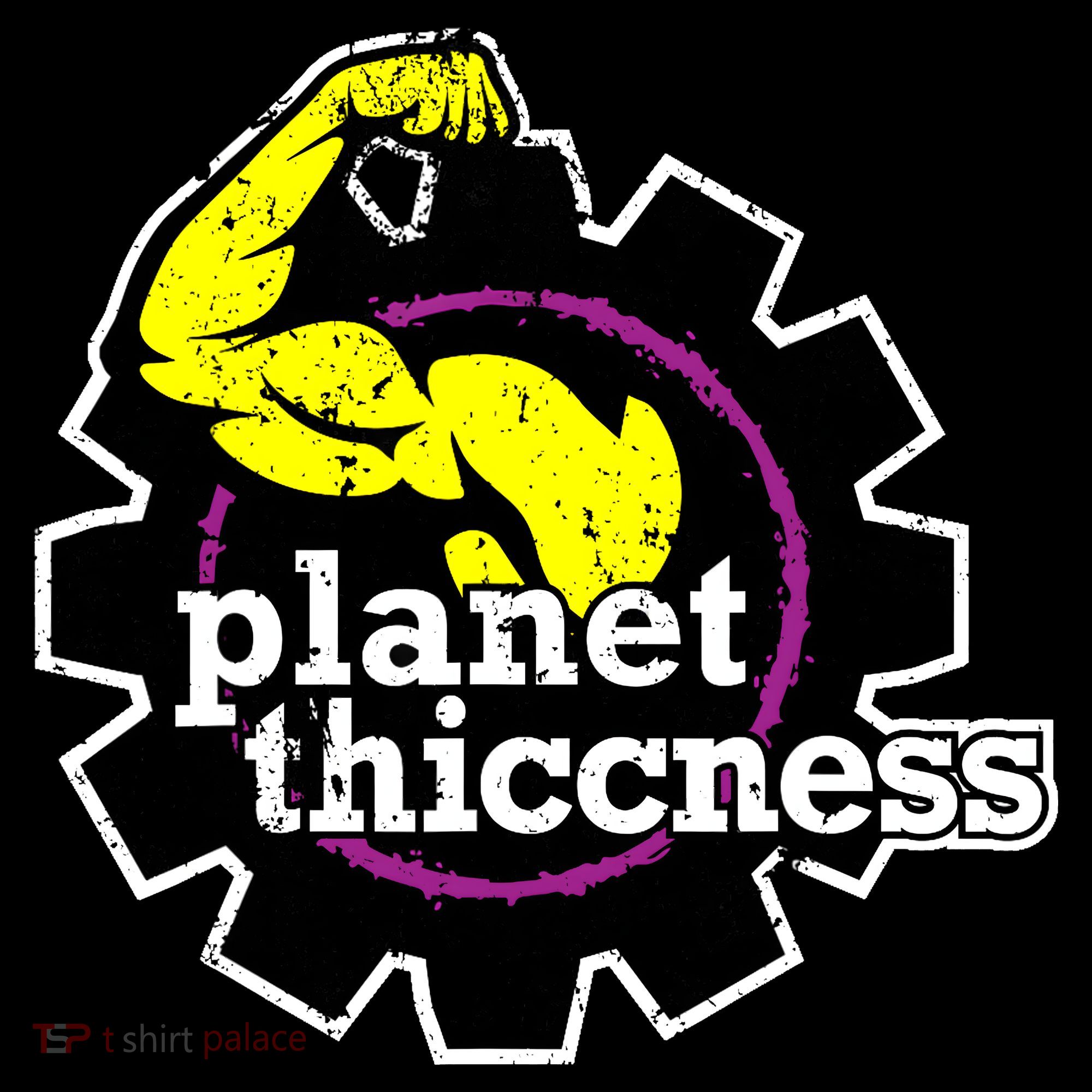Planet Thiccness Gym Thickness Funny Joke Workout Lover Women's Tank Top