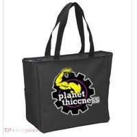 Planet Thiccness Gym Thickness Funny Joke Workout Lover Tote Bag thumb 2