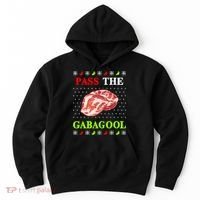 Pass the Gabagool Tacky Ugly Christmas Hoodie thumb 0