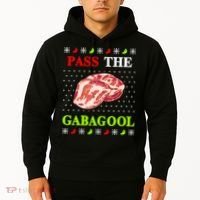 Pass the Gabagool Tacky Ugly Christmas Hoodie thumb 2