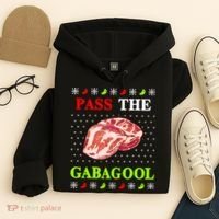 Pass the Gabagool Tacky Ugly Christmas Hoodie thumb 4