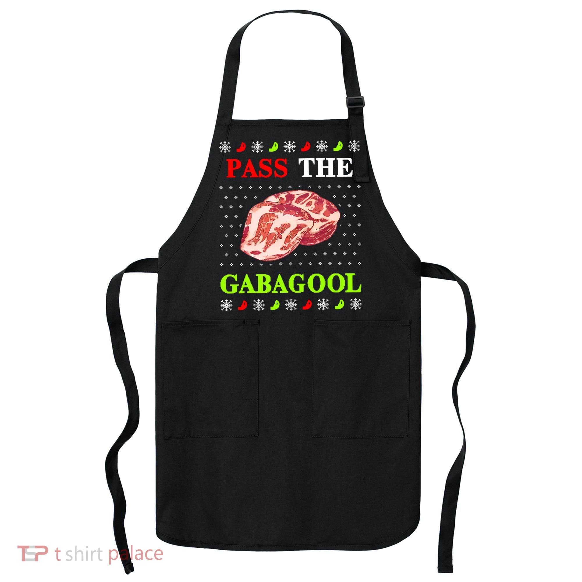 Pass the Gabagool Tacky Ugly Christmas Apron