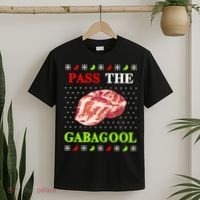 Pass the Gabagool Tacky Ugly Christmas T-Shirt thumb 2