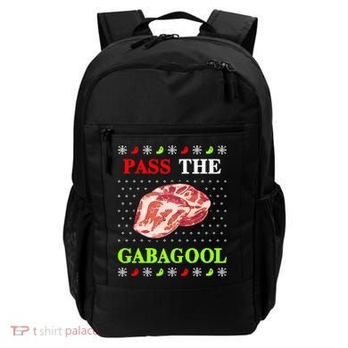 Pass the Gabagool Tacky Ugly Christmas Backpack