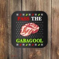 Pass the Gabagool Tacky Ugly Christmas Coaster thumb 0