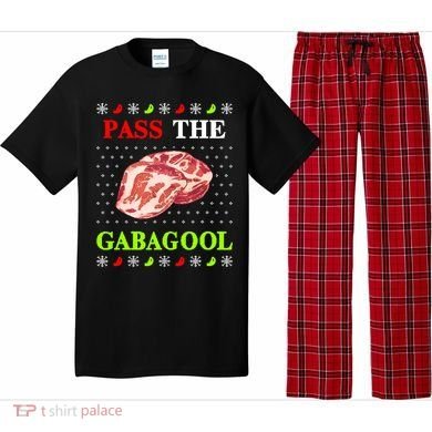 Pass the Gabagool Tacky Ugly Christmas Pajama Set
