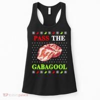 Pass the Gabagool Tacky Ugly Christmas Women's Tank Top thumb 0