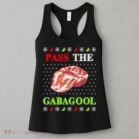 Pass the Gabagool Tacky Ugly Christmas Women's Tank Top thumb 3