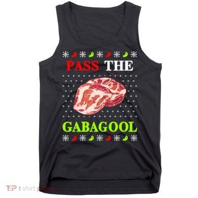 Pass the Gabagool Tacky Ugly Christmas Tank Top