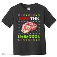 Pass the Gabagool Tacky Ugly Christmas Toddler T-Shirt thumb 0