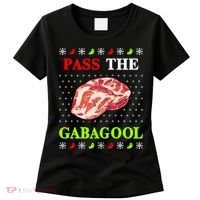 Pass the Gabagool Tacky Ugly Christmas Women's T-Shirt thumb 0